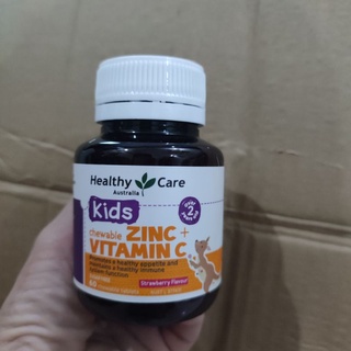 Viên nhai kẽm ZinC + Vitamin C Healthycare 60 viên
