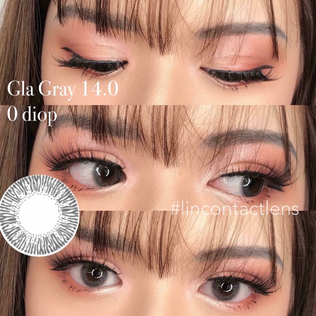 <Lens Vassen> Gla Brown - Gray 14.0mm 0 độ (Eff 13.5mm)
