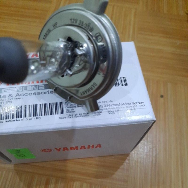 Bóng pha đèn Philips 12v 35/35w gắn xe yamaha các đời sử dụng bóng 3 chân cắm - chính hãng yamaha (095KOP0140) (-7%)