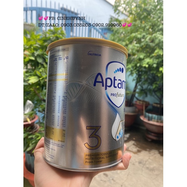 (MẪU MỚI) SỮA BỘT APTAMIL PROFUTURA LON 900GR ĐỦ SỐ