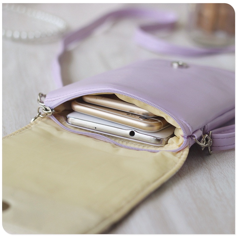 (TH08) Túi Đeo Chéo Họa Tiết Xinh Xắn, Túi Đựng Điện Thoại