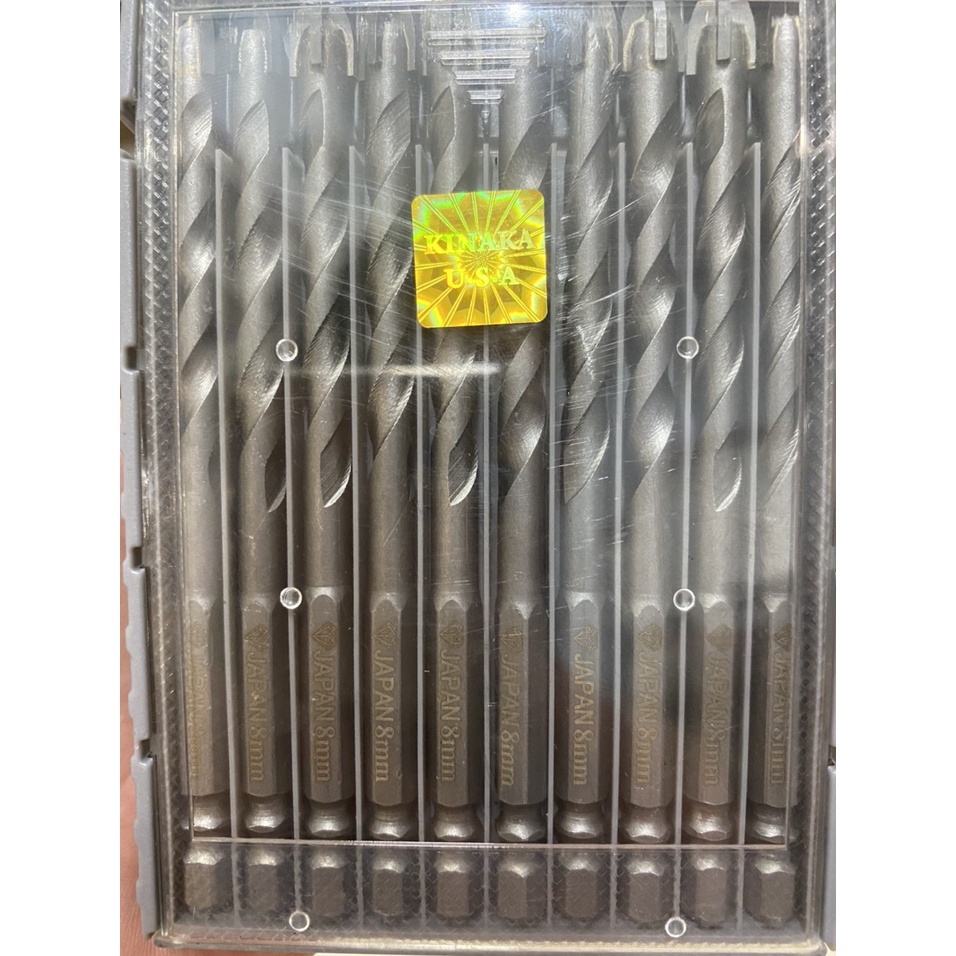 Mũi khoan chân lục giác đa năng các loại 3-4-6-8-10-12 mm.BN.