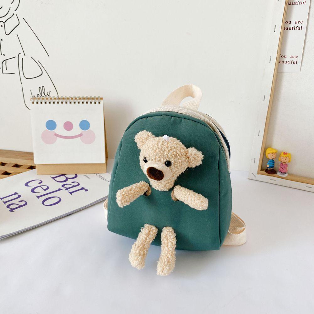 Túi Đeo Chéo Ngực Đa Năng Hình Gấu Bông Dễ Thương Phong Cách Hàn Quốc Cho Bé