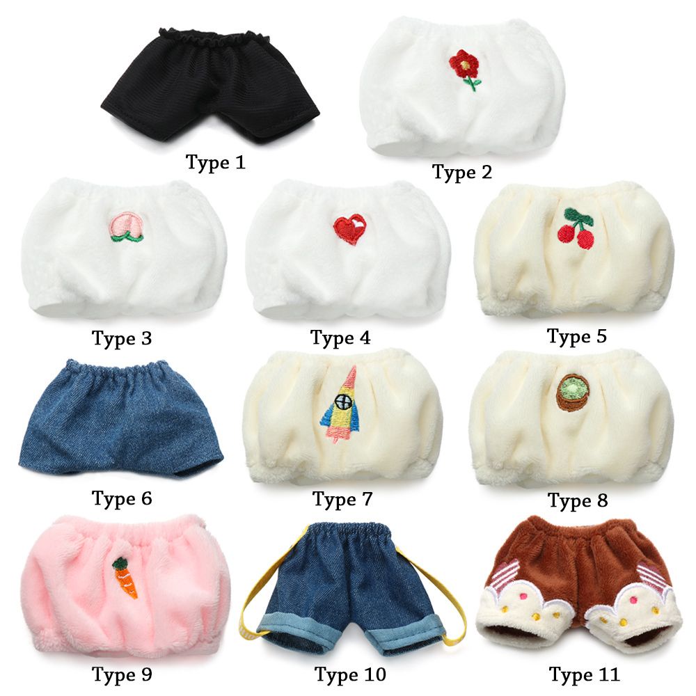 outfit doll 20cm búp bê quần lót Quần short bông Cô gái đồ chơi phụ kiện