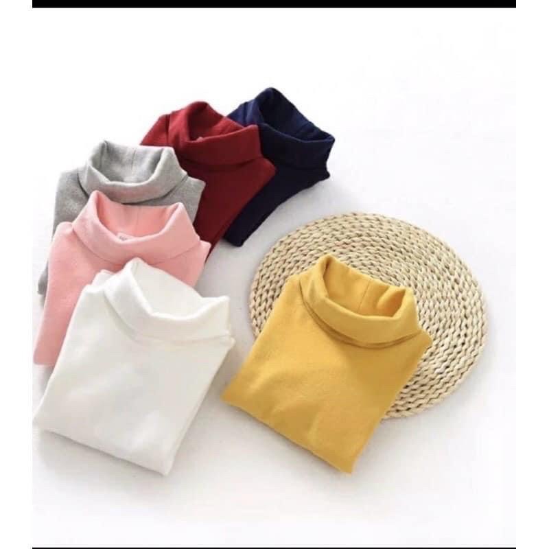 ❌HOT❌ÁO COTTON LEN CỔ LỌ 9P CHO BÉ