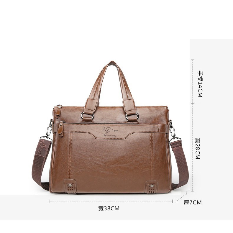 Giỏ xách công sở/Túi xách da công sở cao cấp da bò T05-1 (size: 39x30x8cm. vừa laptop 15inch). | BigBuy360 - bigbuy360.vn