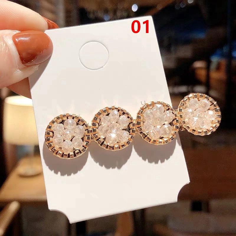Kẹp tóc đính đá phong cách Hàn Quốc đáng yêu thời trang
