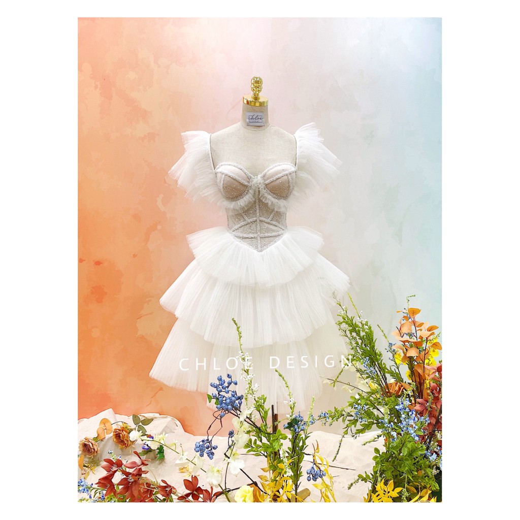 Váy thiết kế cao cấp Chloe Design -  LAKITA 20 - Có thể thay đổi nhiều màu và may theo số đo riêng