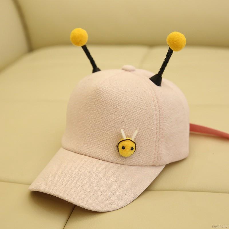 Nón kết họa tiết chú ong dễ thương phong cách hip hop cho bé