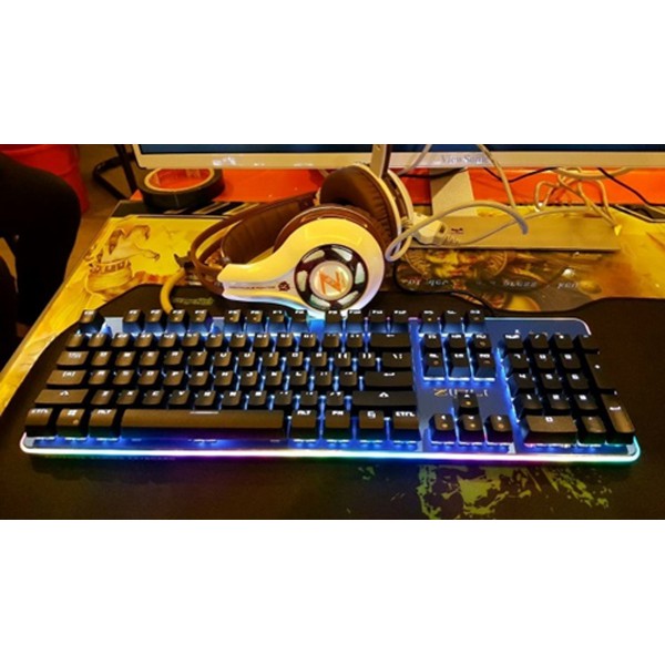 Bàn phím Cơ Zidli ZK11(Real Led RGB ) chống nước, phím tháo lắp [ TẶNG BÀN DI CHUỘT CAO CẤP ]