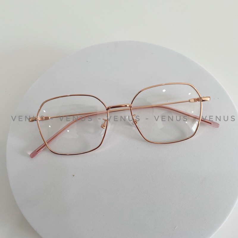 Gọng Kính Cận Kim Loại VENUS Dáng Mắt Vuông 5256 - Lắp Mắt Cận Theo Yêu Cầu | BigBuy360 - bigbuy360.vn