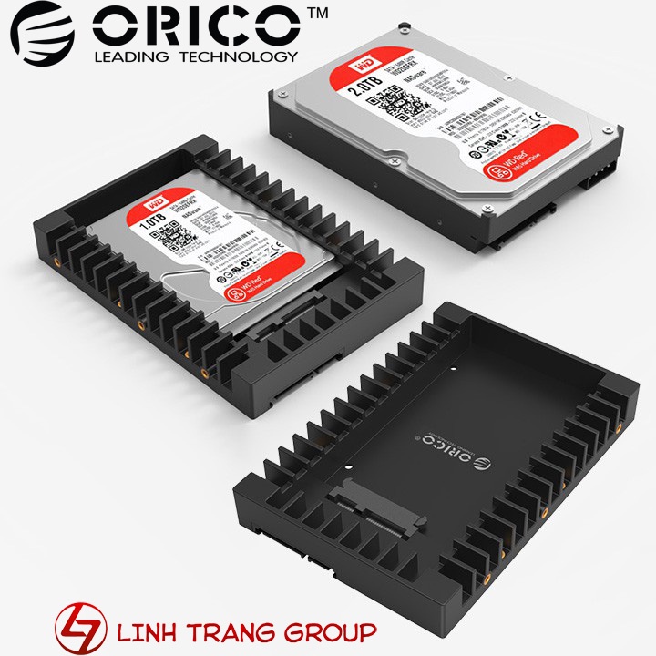 Khay gắn SSD cho máy tính bàn Orico 1125SS chuyển đổi 2.5 inch sang 3.5 inch MA09