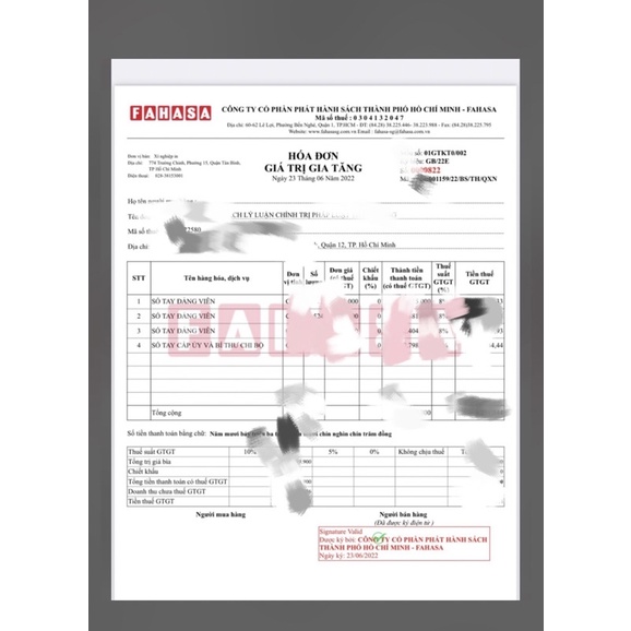 Sổ Tay Đảng Viên Bìa Da 2023 - 2024