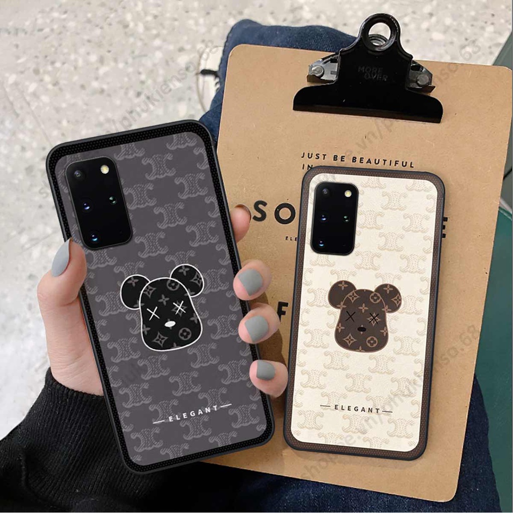 Ốp lưng điện thoại Samsung S20 / S20 Plus / S20+ elegant, gấu be@rbrick cao cấp, vỏ ốp rẻ đẹp
