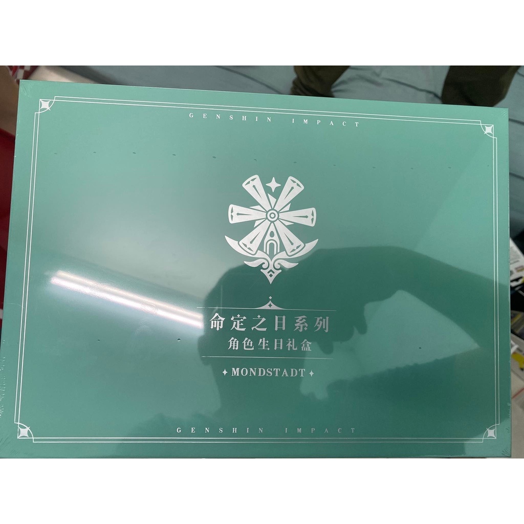 Genshin Impact Birthday Goods Set Diona- 1 hộp gồm: huy hiệu , bức tranh, 1 lá thư và sticker - Mihoyo