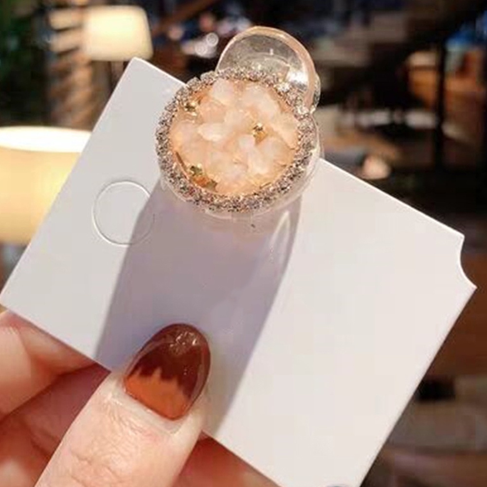 Kẹp Tóc Đính Đá Kiểu Dáng Xinh Xắn Cho Nữ