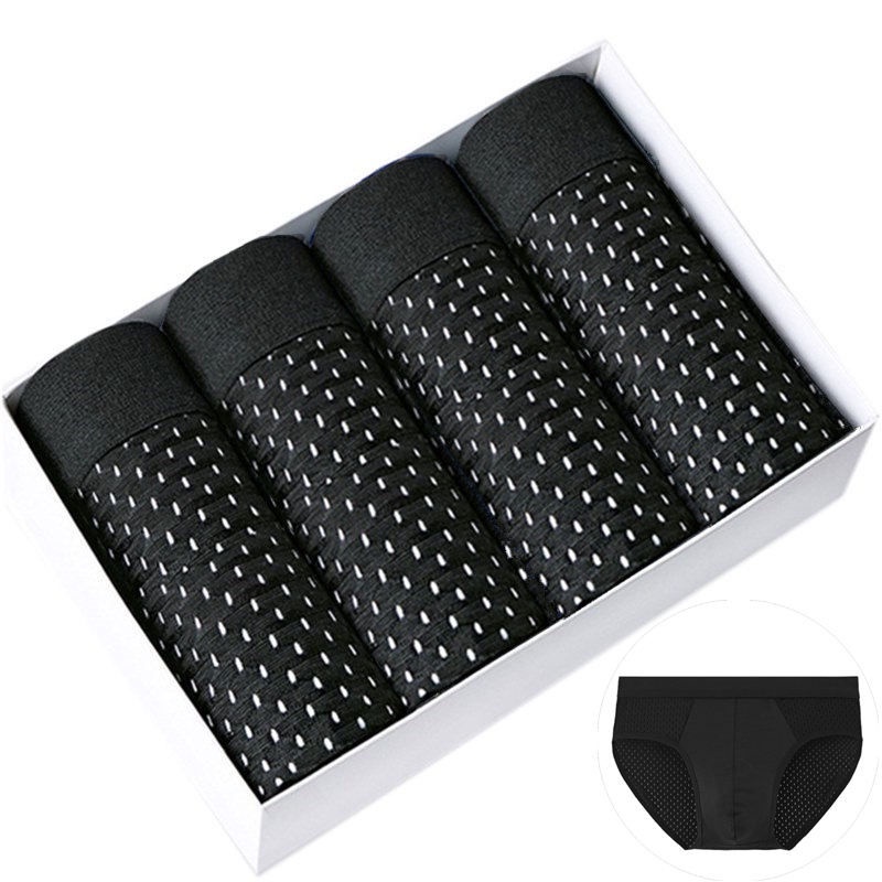 Bộ 4 Quần Lót Lưới Thoáng Khí Gợi Cảm Chính Hãng Cho Nam