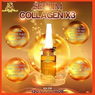 Serum collagen x3 dưỡng da chuyên sâu công ty đông anh chính hãng 100%