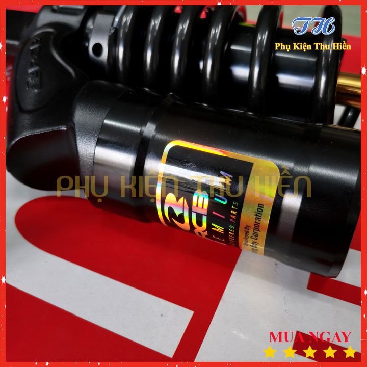 Phuộc Racing Boy Sau VE Click 125i 330mm Ty Vàng Chính Hãng RCB Cho Vario, Click, Vision, Fee Go