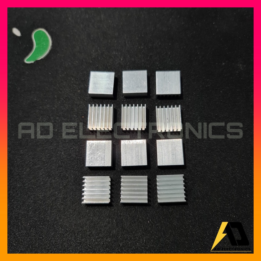 Nhôm tản nhiệt  DxRxC 14x14x6mm