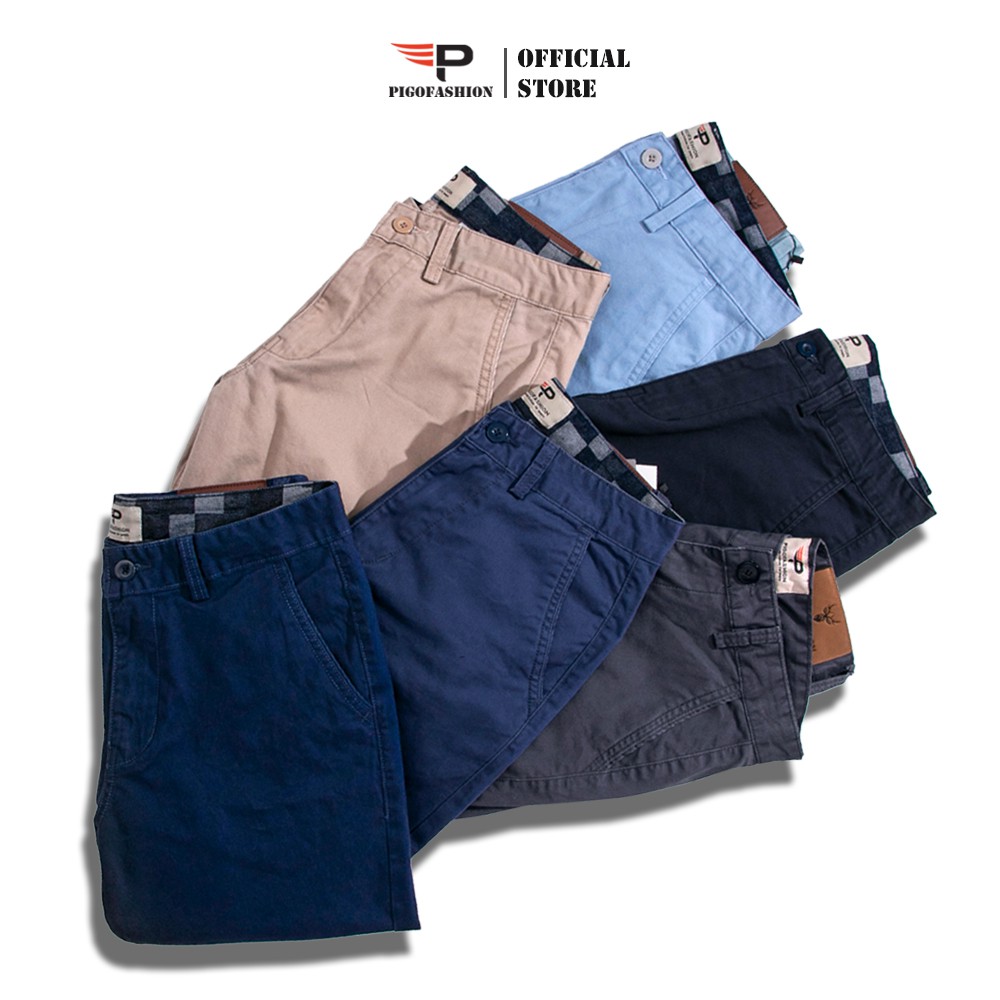 Quần short kaki nam Pigofashion cao cấp PSK03-1 chọn màu | BigBuy360 - bigbuy360.vn