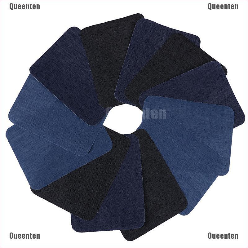 Set 12 miếng vá quần jean cho khuỷu tay tiện lợi dễ sử dụng