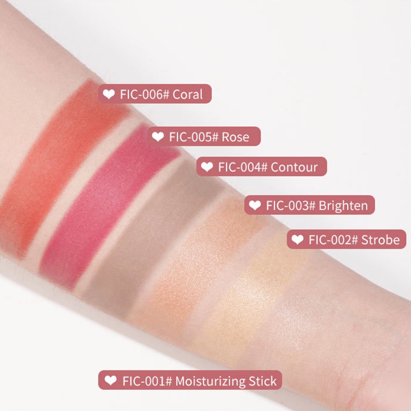 Thỏi Phấn Bắt Sáng/Tạo Khối Đa Năng Chống Thấm Nước Lâu Trôi Lấp Lánh