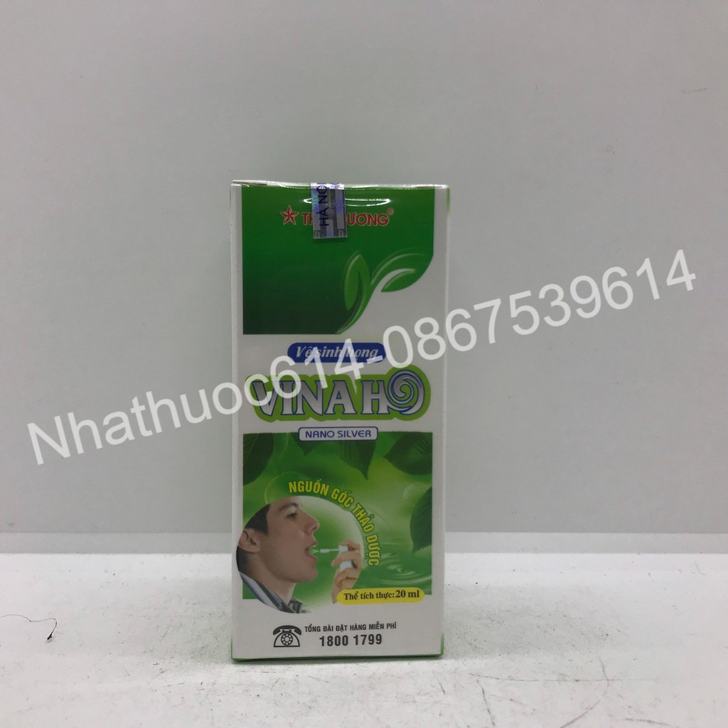 Vệ sinh họng VinaHo Thái Dương 20ml