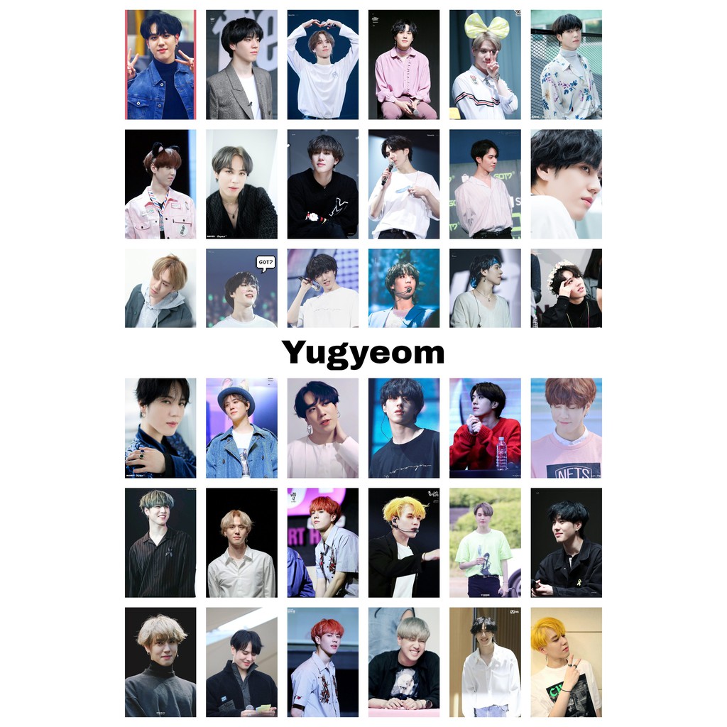 Lomo card 81 ảnh thành viên GOT7 - Yugyeom
