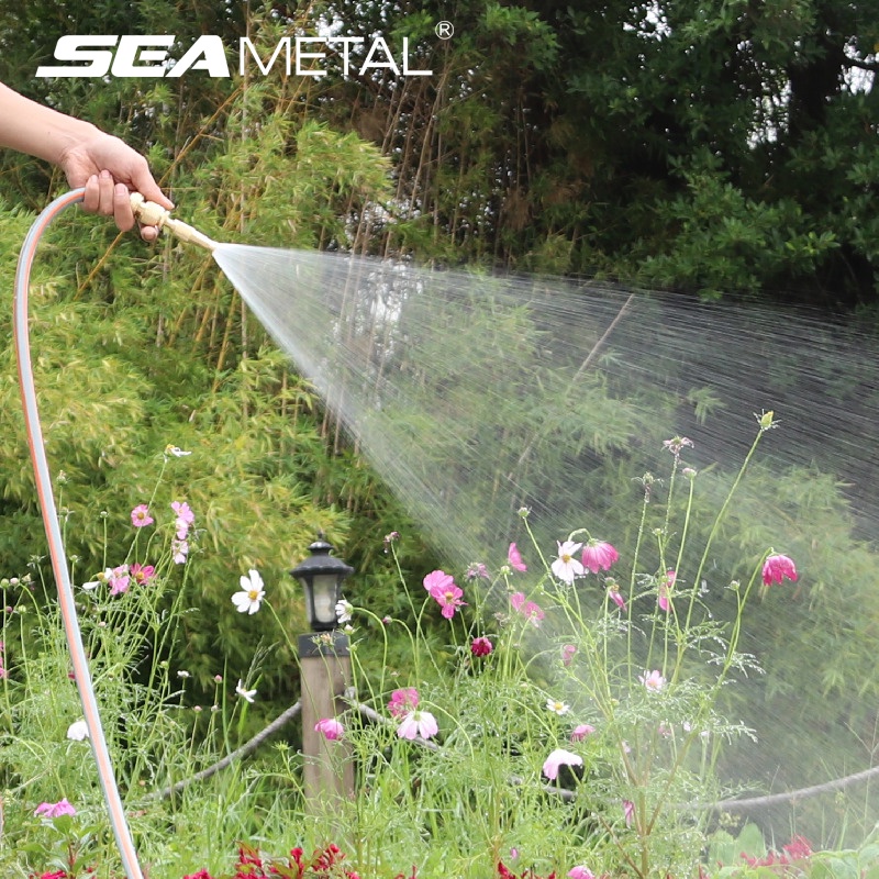 Vòi Phun Nước Rửa Xe Hơi / Tưới Vườn Dạng Nén Chữ T Bằng Đồng