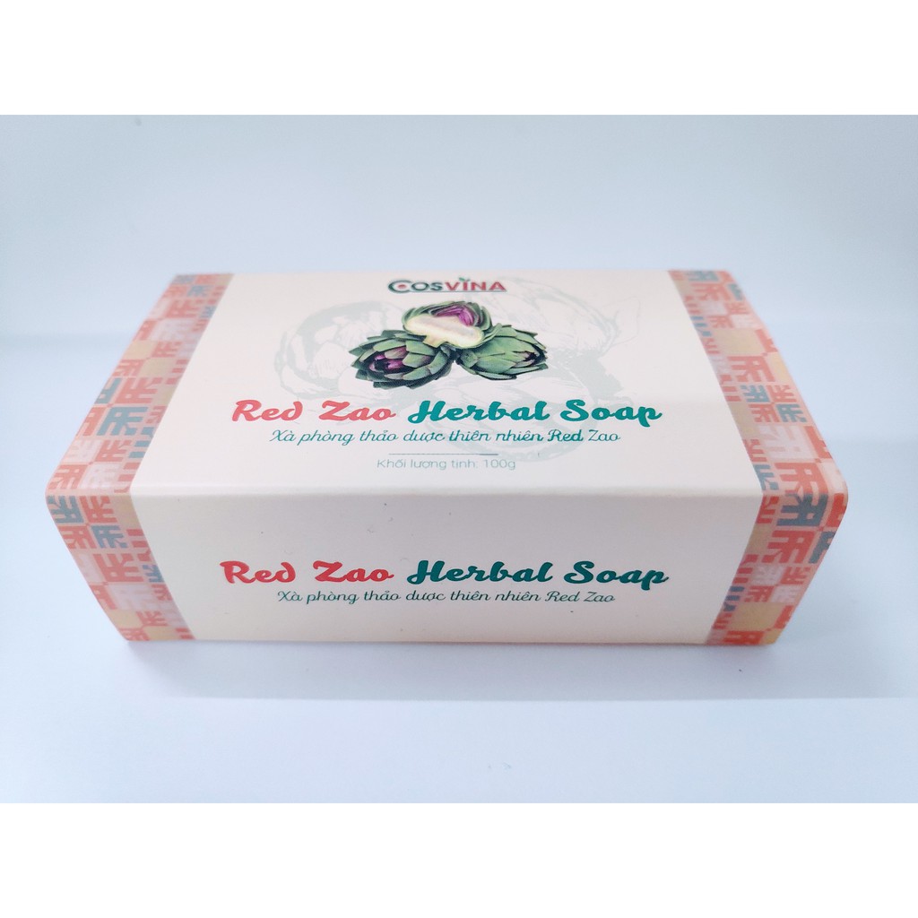 Xà phòng thảo dược thiên nhiên Red Zao Herbal Soap 100gr