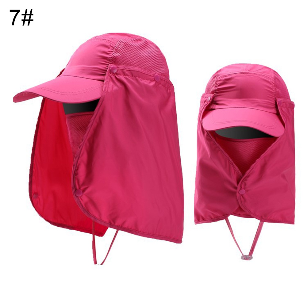 Nón Rộng Vành Có Khẩu Trang Che Cổ Chống Nắng
