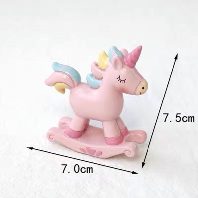 Unicorn Hồng, Xanh trang trí bánh kem
