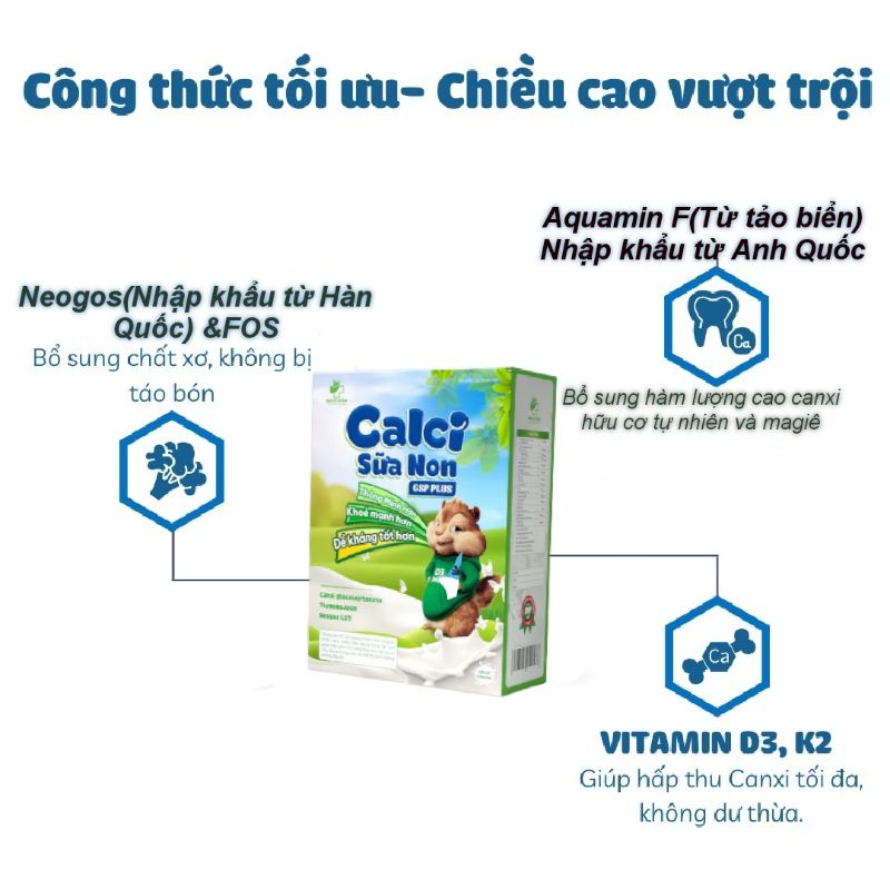 Ăn ngon hoa thiên & caxi sữa non giải pháp hiệu quả cho bé ăn ngon và tăng trưởng chiều cao