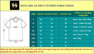 Áo thun nam nữ có bigsize cá mập thun dày mịn