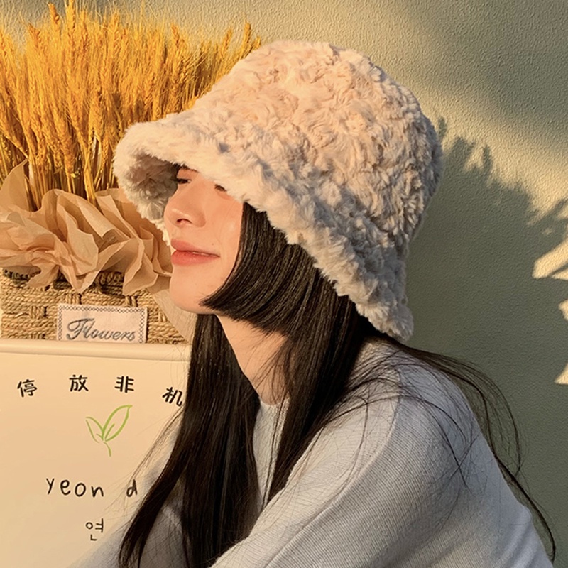 Mũ tai bèo vải bông dày giữ ấm mùa đông phong cách Hàn Quốc dễ thương cho nữ