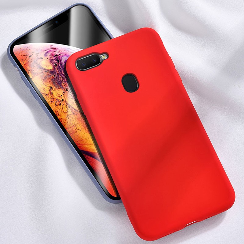 Koosuk Ốp lưng silicone mềm và mỏng cho điện thoại OPPO A7 AX7 A5s AX5s / A12 A12E A5