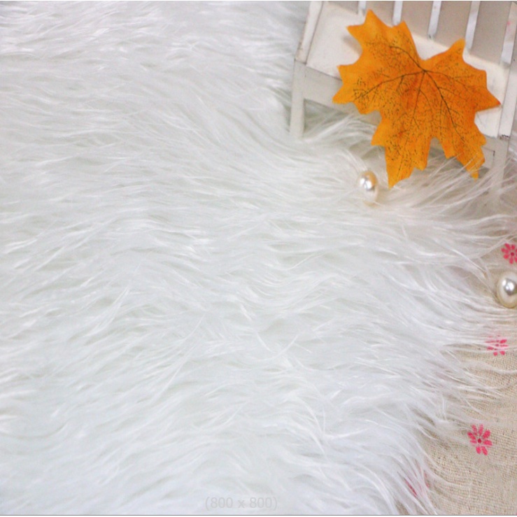 Vải Lông Trang Trí Chụp Ảnh, Thảm Lông Trải Bàn Decor Nhiều Màu Đẹp