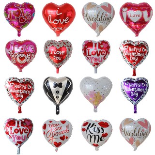 Bong Bóng Nhôm 18 "Hình Trái Tim Dùng Trang Trí Tiệc Cưới, Valentine