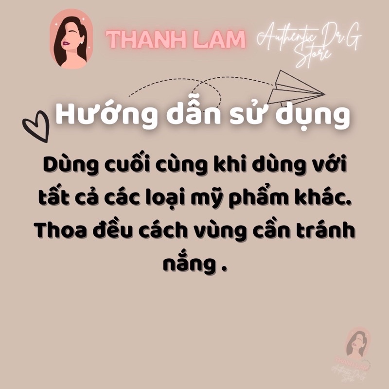 SET Kem chống nắng Dr.g lâu trôi kiềm dầu làm sáng da