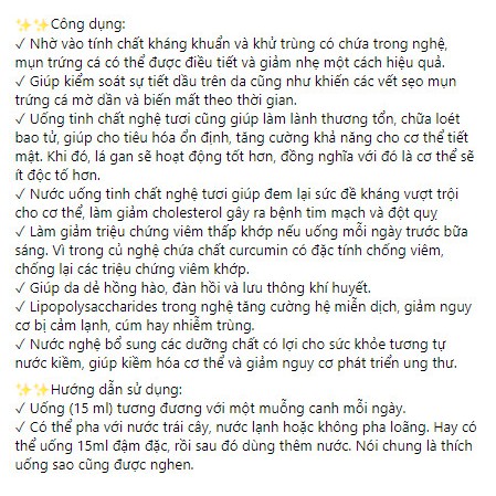 Nước Tinh Chất Nghệ Tươi Qunol Liquid Turmeric 1000mg 900ml ~ 2 Tháng