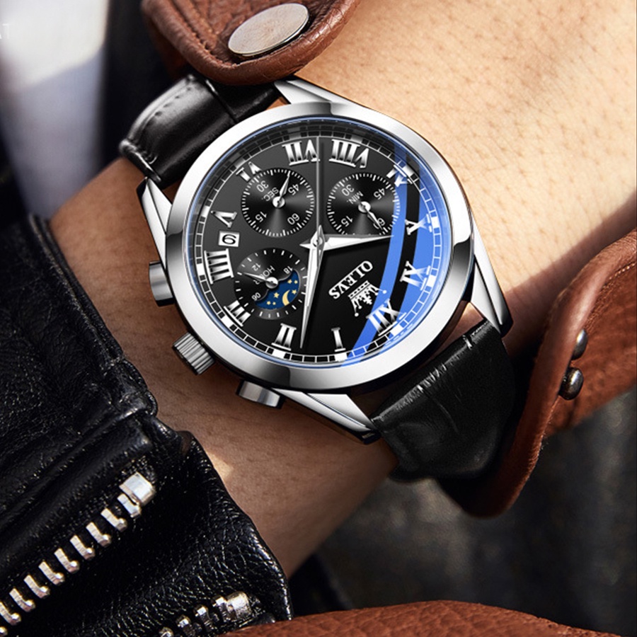 Đồng hồ nam olevs, đồng hồ nam chính hãng, đồng hồ nam dây da