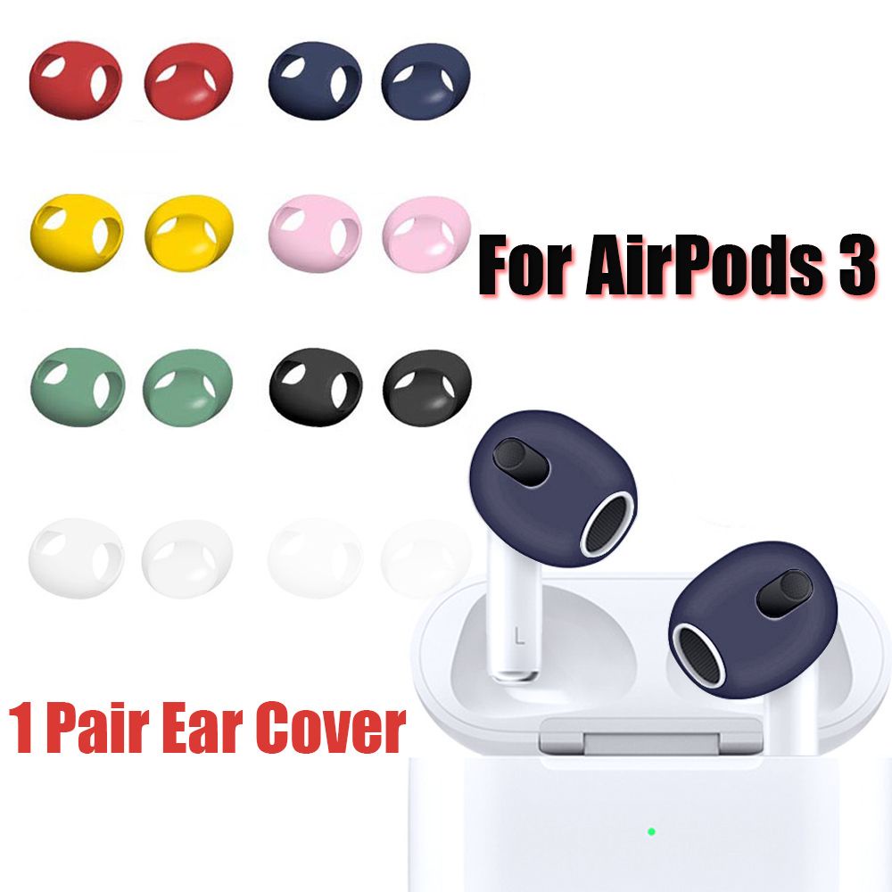 Silicone Vỏ Silicon Bảo Vệ Hộp Sạc Tai Nghe 2021 airpods 3rd Tiện Dụng