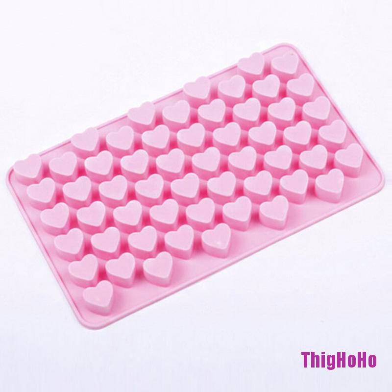 Khuôn silicone làm đá viên hình trái tim Ae21