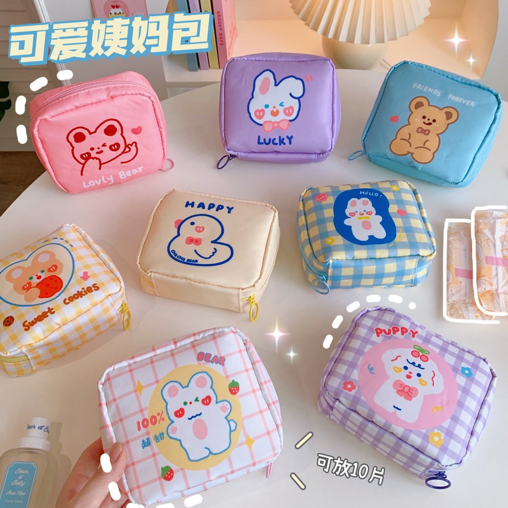 Túi Đựng Băng Vệ Sinh Thiết Kế Nhỏ Gọn Dễ Thương Dành Cho Nữ Sinh