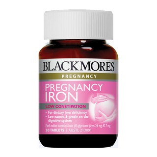 Viên Sắt Cho Bà Bầu Blackmores Pregnancy Iron 30 viên