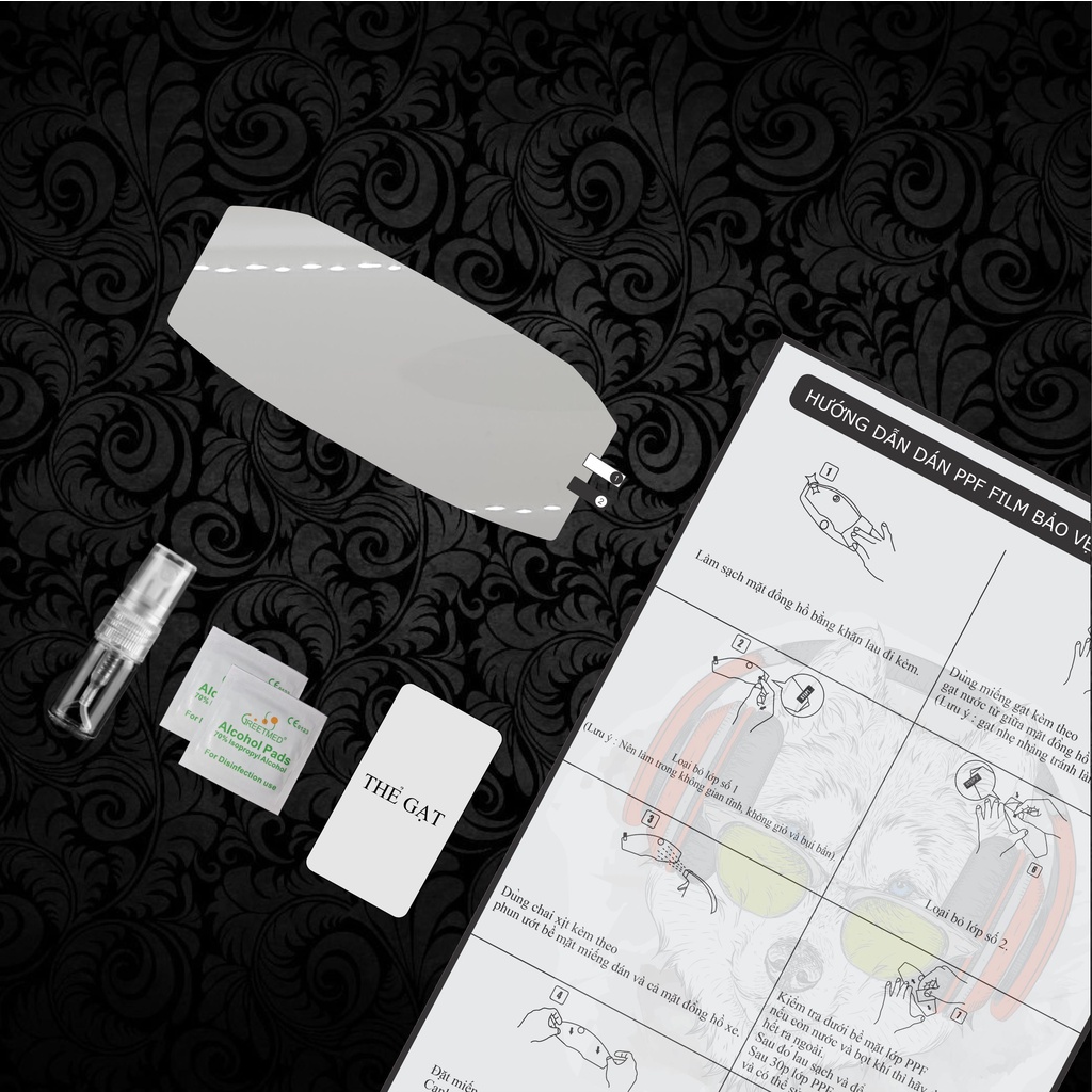 Miếng dán PPF TPU bảo vệ mặt đồng hồ GSXR150 GSXS150 RAIDER SATRIA - GSX S150 GSX R150 RAIDER 150 SATRIA FI