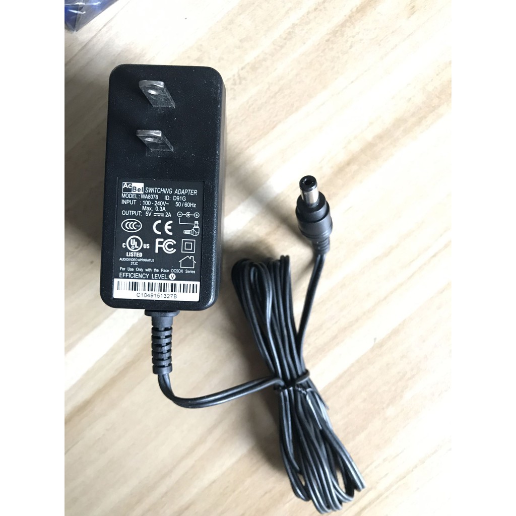 Adapter 5v-2A chân to - Loại Tốt cho TiviBox, Camera, AndroidBOX