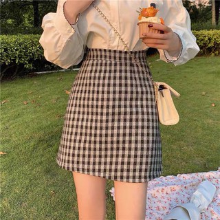 CHÂN VÁY CA RÔ HÀN QUỐC/ảnh thật