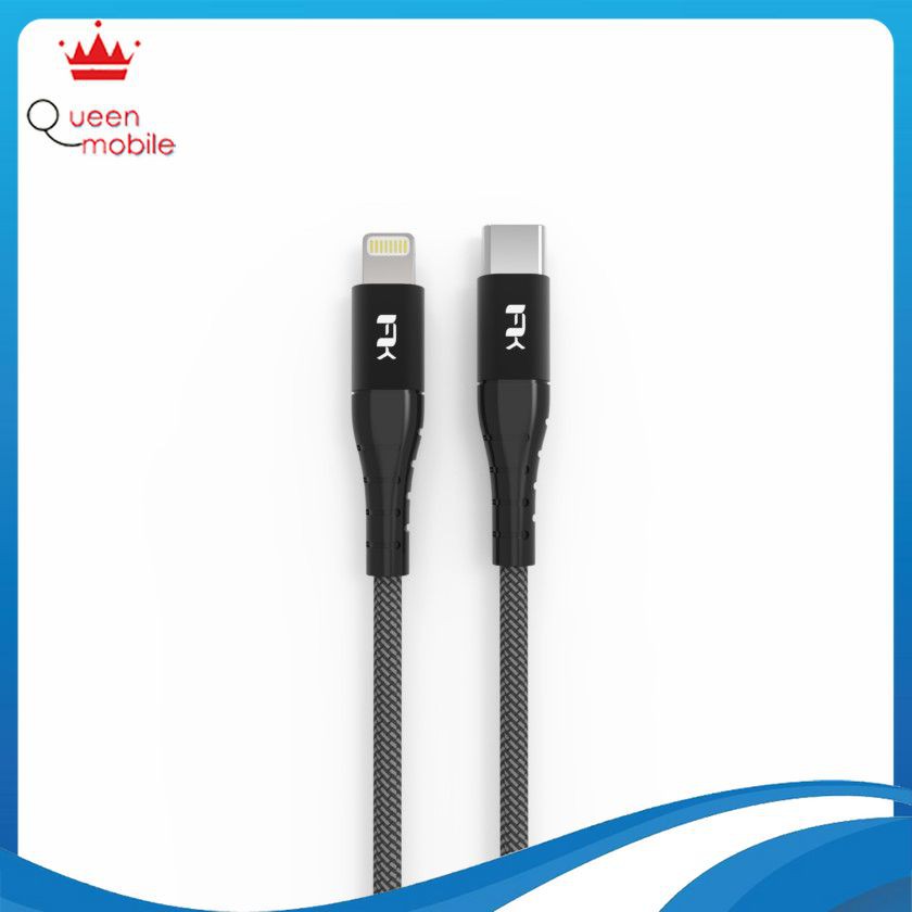 [Giá siêu tốt] Cáp sạc Air Lightning to USB-C Cable Feeltek – Màu Đen